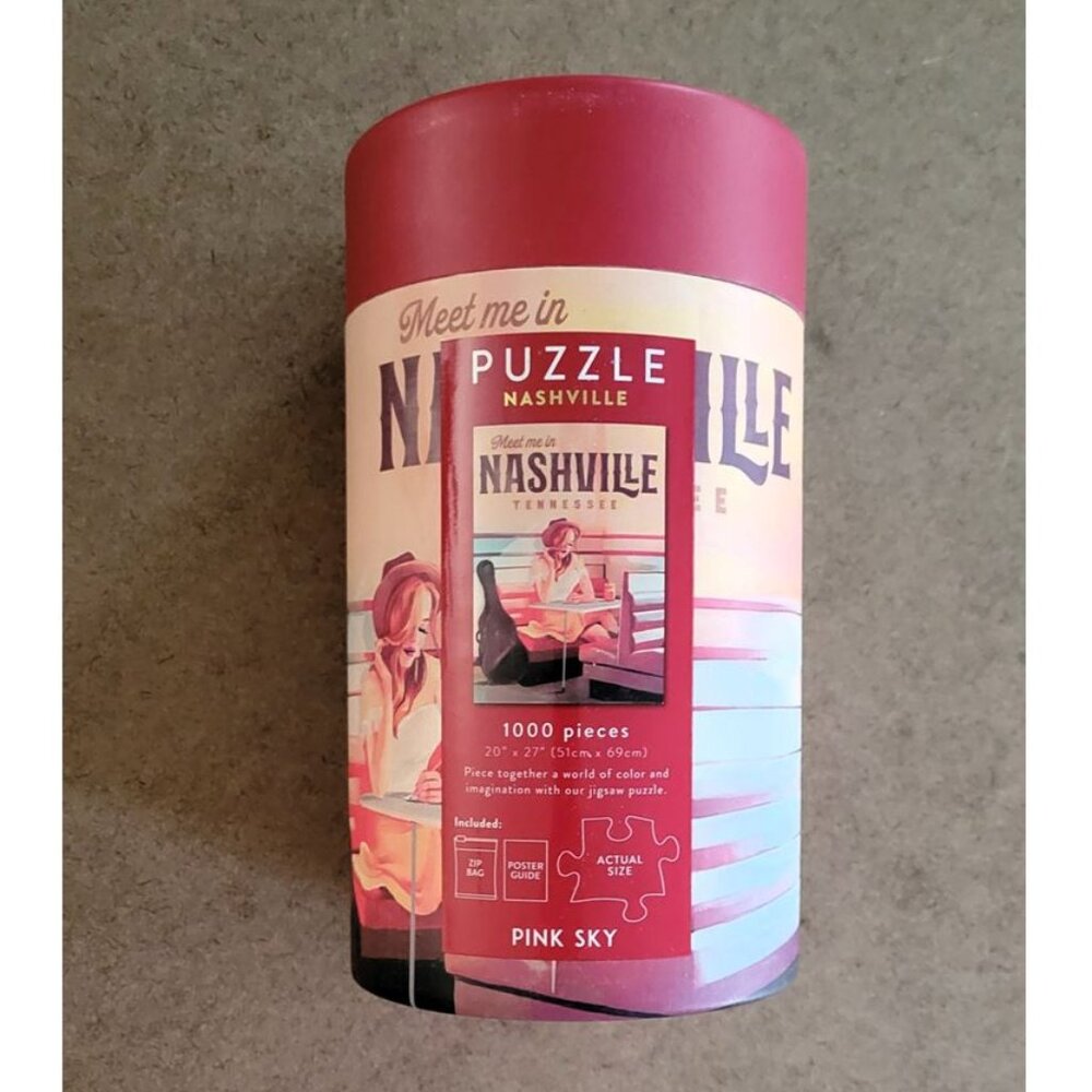 Pink Sky NASHVILLE Jigsaw Puzzle 1000 pieces - Picture 4 of 9